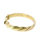 7.75” Pre-owned 9CT Single Hook & Loop Bangle (61.67g)